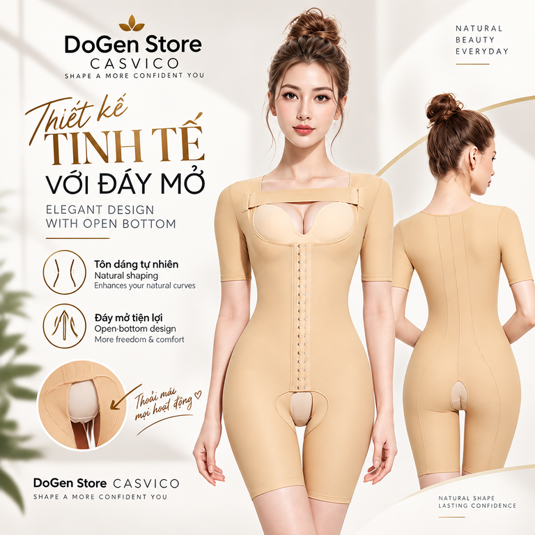 Gen định hình ôm dáng tự nhiên thoải mái mỗi ngày voi day mo DoGen Store Casvico