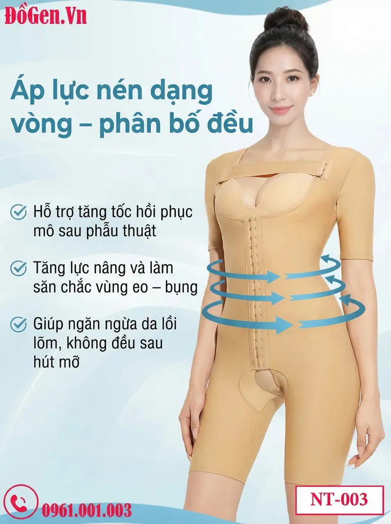 compression bodysuit after surgery helps stabilize body form