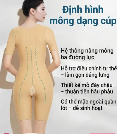 đồ gen định hình sau hút mỡ 360 nâng mông siết eo