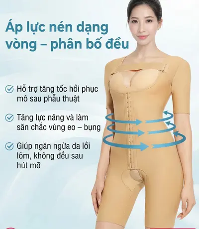 compression bodysuit after surgery helps stabilize body form