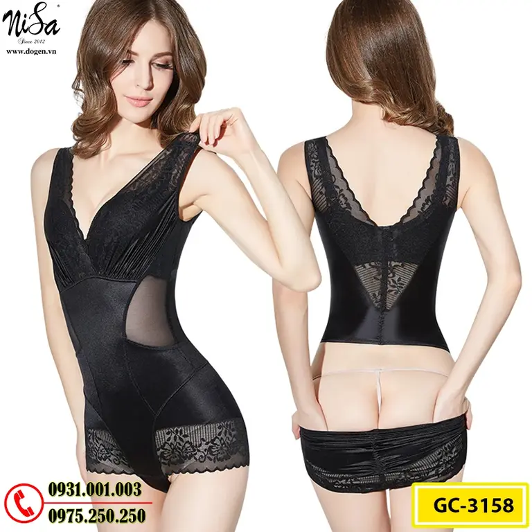 Đồ Lót Gen Định Hình Cao Cấp Nâng Mông, Thu Nhỏ Vòng Eo (Cod: GC-3158)