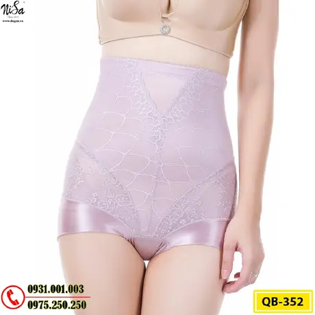 Quần Gen Lót Định Hình Chống Cuộn Thon Eo Thon Đùi Nâng Mông (Cod: QB-352)