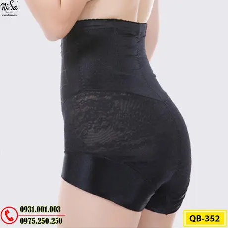 Quần Gen Lót Định Hình Chống Cuộn Thon Eo Thon Đùi Nâng Mông (Cod: QB-352)