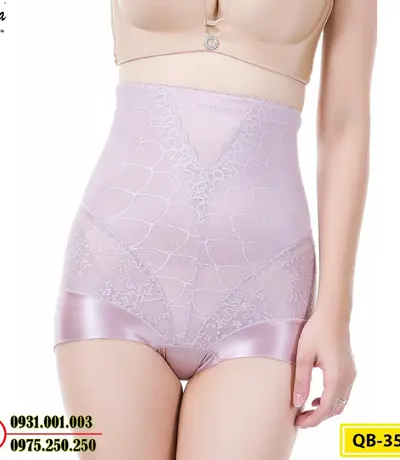 Quần Gen Lót Định Hình Chống Cuộn Thon Eo Thon Đùi Nâng Mông (Cod: QB-352)