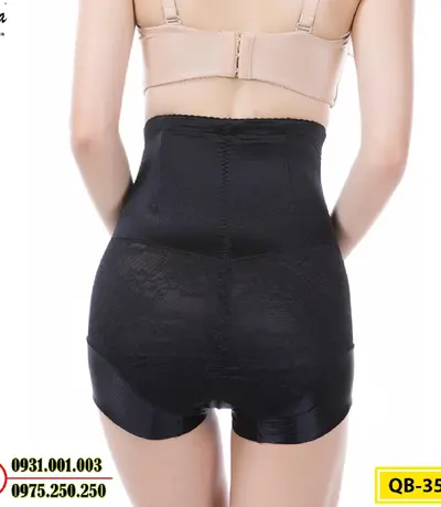 Quần Gen Lót Định Hình Chống Cuộn Thon Eo Thon Đùi Nâng Mông (Cod: QB-352)