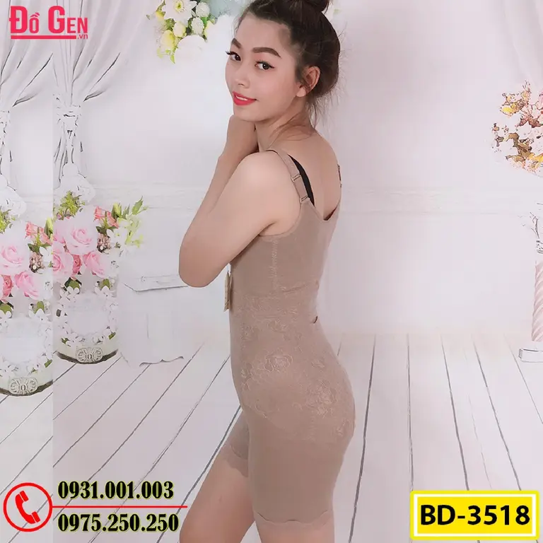Bộ Đồ Lót Gen Định Hình - Gen Nịt Bụng Thu Gọn Vòng Eo (Cod: BD-3518)
