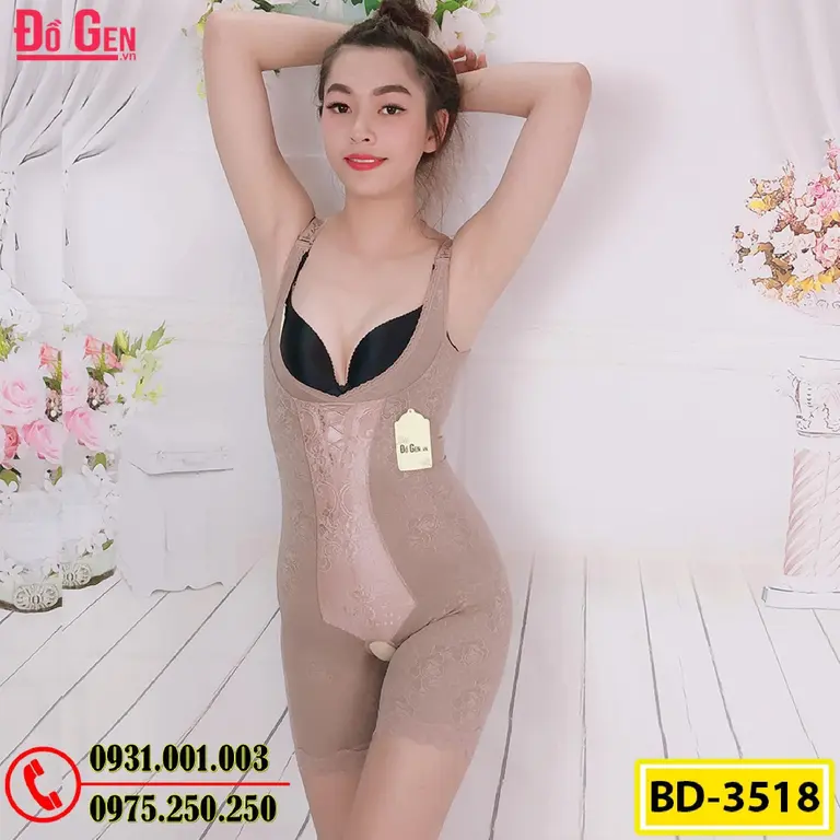 Bộ Đồ Lót Gen Định Hình - Gen Nịt Bụng Thu Gọn Vòng Eo (Cod: BD-3518)