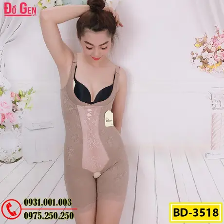 Bộ Đồ Lót Gen Định Hình - Gen Nịt Bụng Thu Gọn Vòng Eo (Cod: BD-3518)