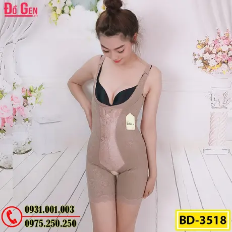 Bộ Đồ Lót Gen Định Hình - Gen Nịt Bụng Thu Gọn Vòng Eo (Cod: BD-3518)