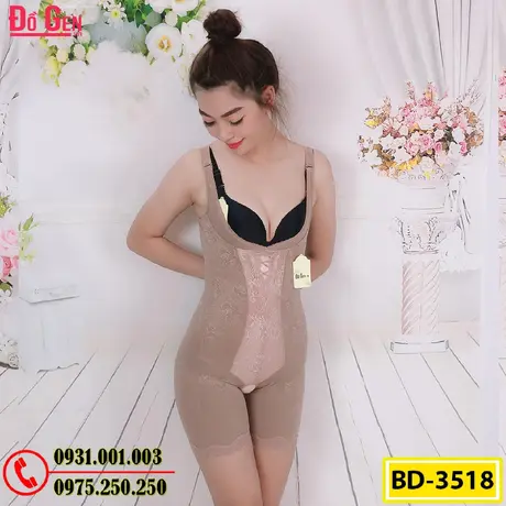 Bộ Đồ Lót Gen Định Hình - Gen Nịt Bụng Thu Gọn Vòng Eo (Cod: BD-3518)