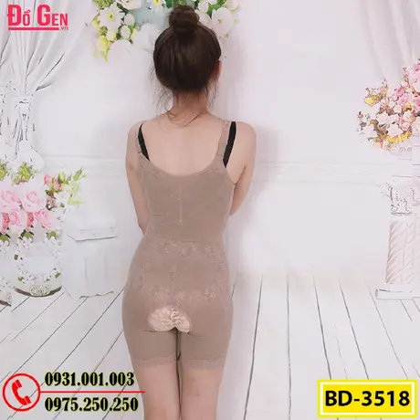 Bộ Đồ Lót Gen Định Hình - Gen Nịt Bụng Thu Gọn Vòng Eo (Cod: BD-3518)
