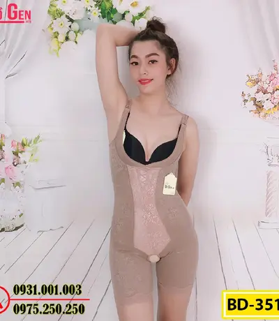 Bộ Đồ Lót Gen Định Hình - Gen Nịt Bụng Thu Gọn Vòng Eo (Cod: BD-3518)