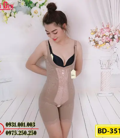 Bộ Đồ Lót Gen Định Hình - Gen Nịt Bụng Thu Gọn Vòng Eo (Cod: BD-3518)