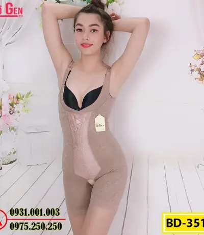 Bộ Đồ Lót Gen Định Hình - Gen Nịt Bụng Thu Gọn Vòng Eo (Cod: BD-3518)