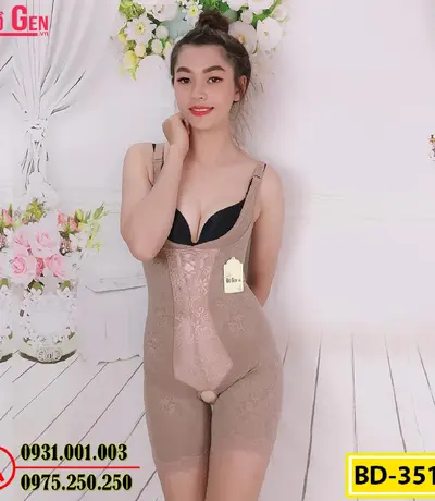Bộ Đồ Lót Gen Định Hình - Gen Nịt Bụng Thu Gọn Vòng Eo (Cod: BD-3518)