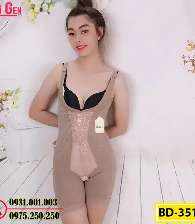 Bộ Đồ Lót Gen Định Hình - Gen Nịt Bụng Thu Gọn Vòng Eo (Cod: BD-3518)