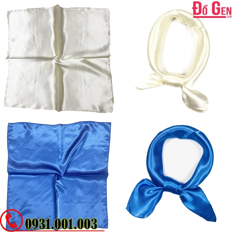 Khăn Turban Vuông Phụ Kiện - Băng Đô Vải Cài Tóc - Quàng Cổ (Nhiều Mẫu)