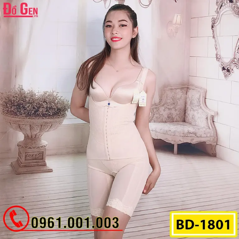 Đồ Lót Định Hình - Quần Áo Gen Định Hình Đùi Liền Thân Cao Cấp (Cod: GC-1801)