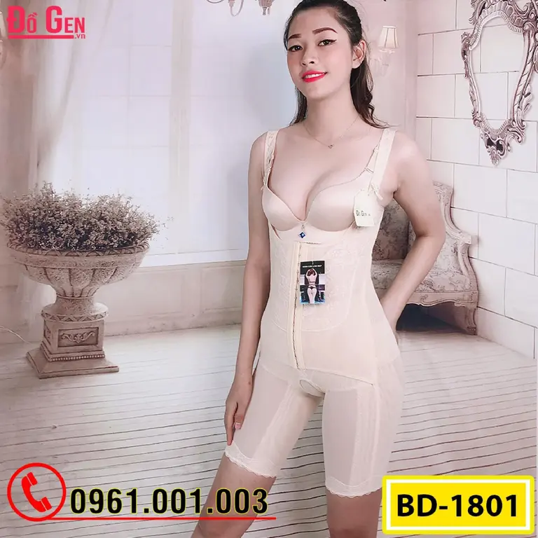 Đồ Lót Định Hình - Quần Áo Gen Định Hình Đùi Liền Thân Cao Cấp (Cod: GC-1801)