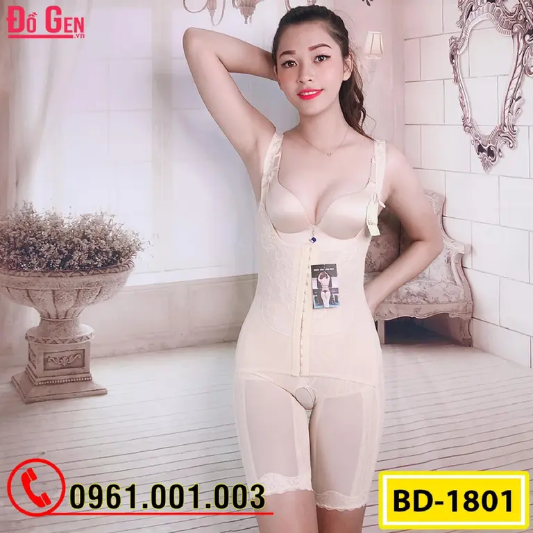 Đồ Lót Định Hình - Quần Áo Gen Định Hình Đùi Liền Thân Cao Cấp (Cod: GC-1801)