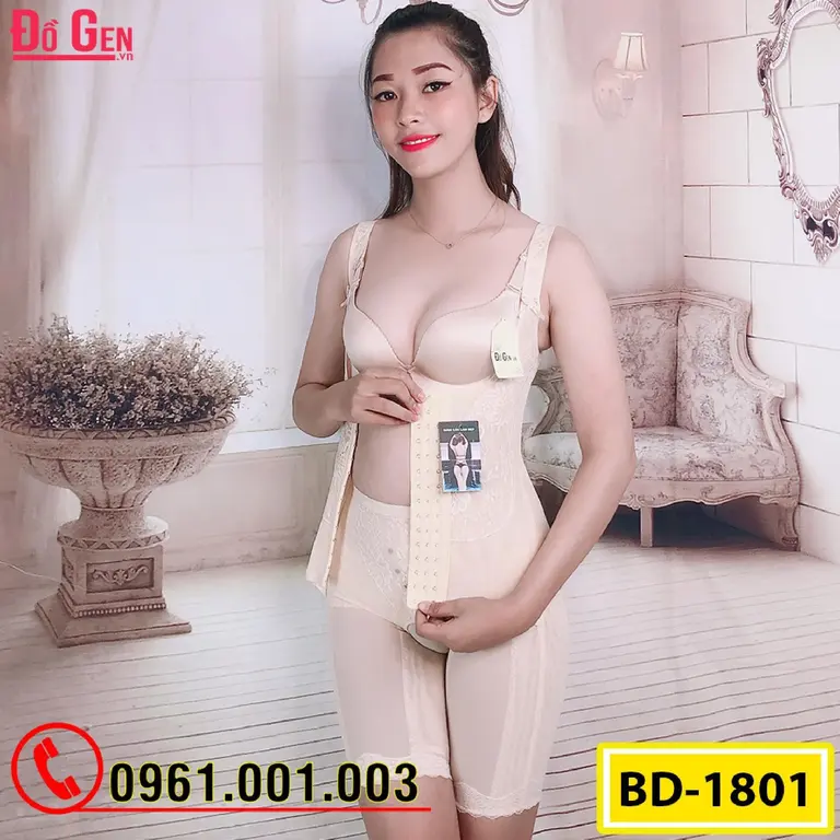Đồ Lót Định Hình - Quần Áo Gen Định Hình Đùi Liền Thân Cao Cấp (Cod: GC-1801)