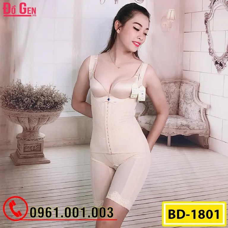 Đồ Lót Định Hình - Quần Áo Gen Định Hình Đùi Liền Thân Cao Cấp (Cod: GC-1801)