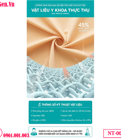 chất liệu Áo Gen Bắp Tay Bụng Mông Đùi Sau Hút Mỡ: Định Hình Toàn Thân Chuẩn Dáng