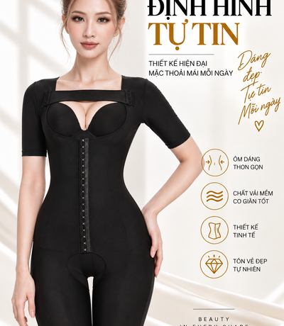 Gen định hình eo và đùi cao cấp DoGen Store ôm sát cơ thể giúp định hình đường cong tự nhiên và thon gọn vóc dáng