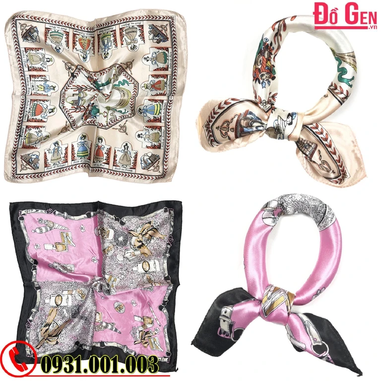 Khăn Turban Phụ Kiện - Băng Đô Vải Cài Tóc - Khăn Choàng Cổ (Nhiều Mẫu)