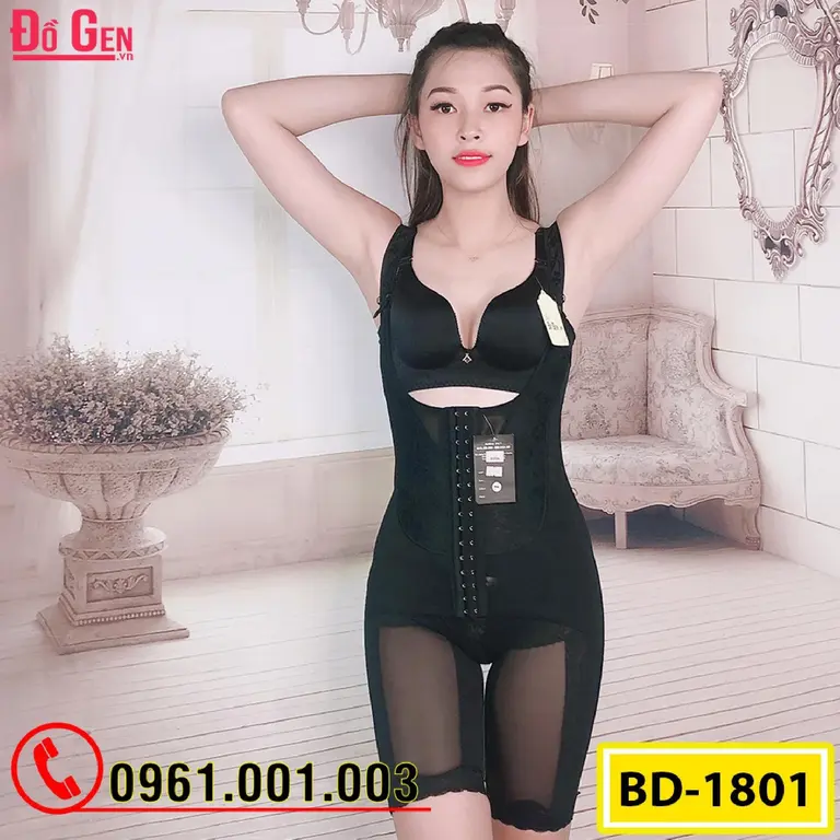 Đồ Lót Gen Định Hình Liền Thân Cao Cấp Thu Nhỏ Eo (Cod: BD-1801)