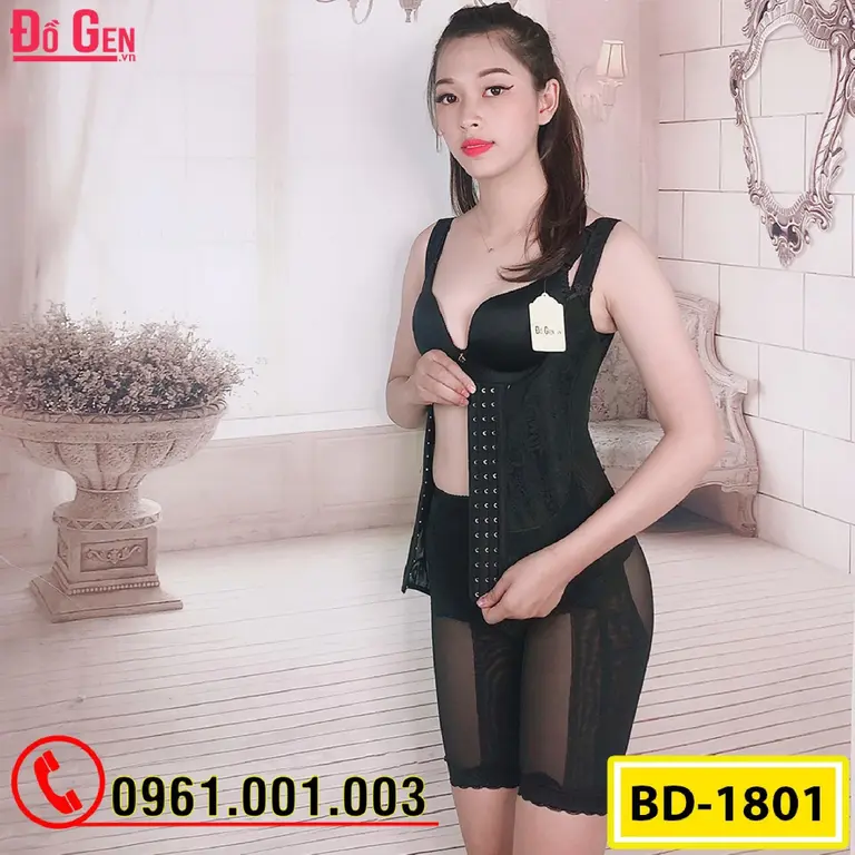 Đồ Lót Gen Định Hình Liền Thân Cao Cấp Thu Nhỏ Eo (Cod: BD-1801)