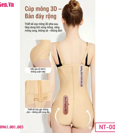 Đai ép y khoa sau phẫu thuật hút mỡ - Định hình mạnh mẽ, giữ form eo chữ S chuẩn y tế.