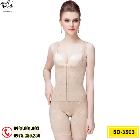 Đồ Lót Định Hình - Quần Áo Gen Định Hình Toàn Thân Nhỏ Eo Thon Bụng (Cod: BD-3503)