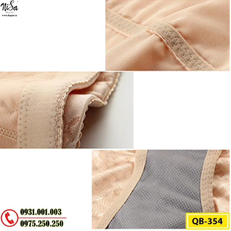 Quần Lót Gen Định Hình Cao Cấp Chống Cuộn Thu Gọn Vòng Eo (Cod: QD-354)