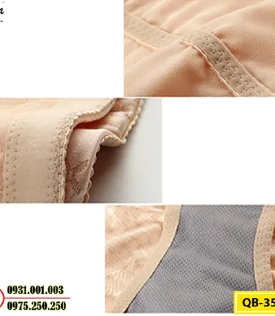 Quần Lót Gen Định Hình Cao Cấp Chống Cuộn Thu Gọn Vòng Eo (Cod: QD-354)