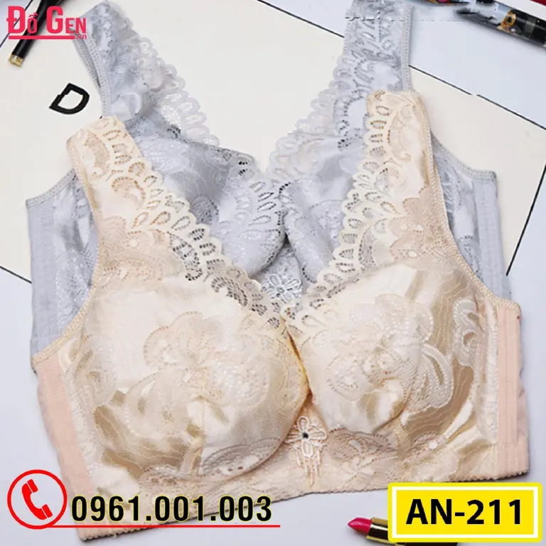 Áo Lót Ngực Bản To Không Đệm Cao Cấp Cod: AN-211