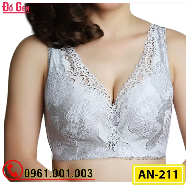 Áo Lót Ngực Bản To Không Đệm Cao Cấp Cod: AN-211