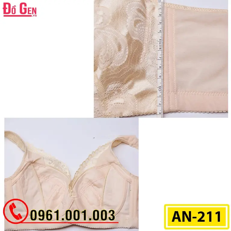 Áo Lót Ngực Bản To Không Đệm Cao Cấp Cod: AN-211