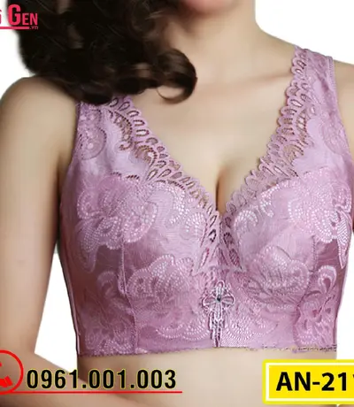 Áo Lót Ngực Bản To Không Đệm Cao Cấp Cod: AN-211