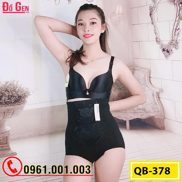 Quần Lót Gen Nịt Bụng Chống Cuộn Định Hình Vòng Eo (Cod: QB-378)