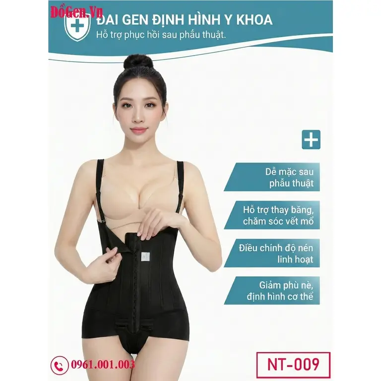 Gen định hình cơ thể thiết kế mở đáy tiện lợi cho người sử dụng