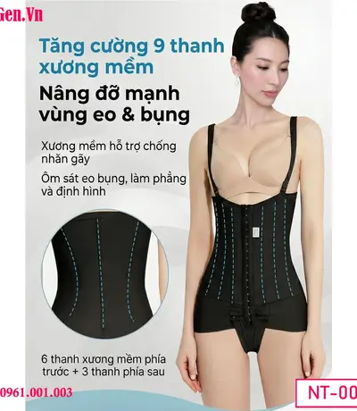 Đai ép toàn thân ĐồGen hỗ trợ tạo đường cong tự nhiên cho phái đẹp