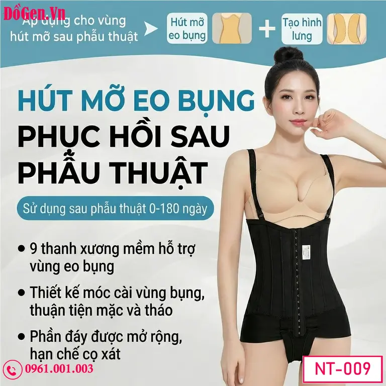Quần gen bụng màu da thiết kế cài trước hỗ trợ ôm sát sau tạo hình