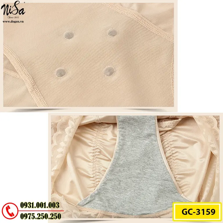 Đồ Lót Gen Định Hình Cao Cấp Nâng Mông, Thu Nhỏ Vòng Eo (Cod: GC-3159)