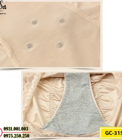 Đồ Lót Gen Định Hình Cao Cấp Nâng Mông, Thu Nhỏ Vòng Eo (Cod: GC-3159)