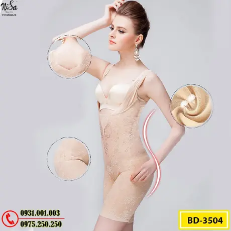 Bộ Đồ Gen Định Hình - Đồ Lót Định Hình Thu Gọn Vòng Eo (Cod: BD-3504)