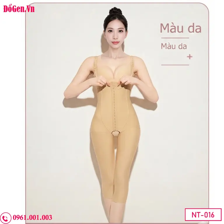 Chất liệu vải của gen định hình sau hút mỡ đạt chuẩn y tế, có khả năng kháng khuẩn, bảo vệ an toàn cho các vết mổ chưa cắt chỉ.