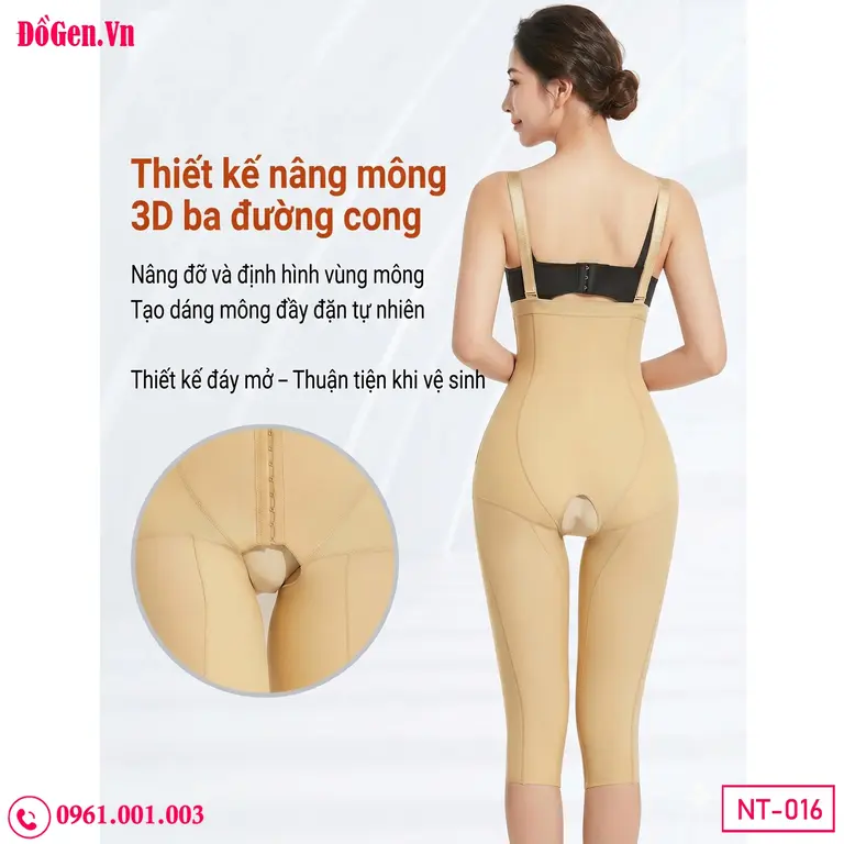 Quần gen nịt bụng được trang bị viền chống cuộn chắc chắn, đảm bảo form gen luôn thẳng thớm và không bị gập mép khi ngồi.