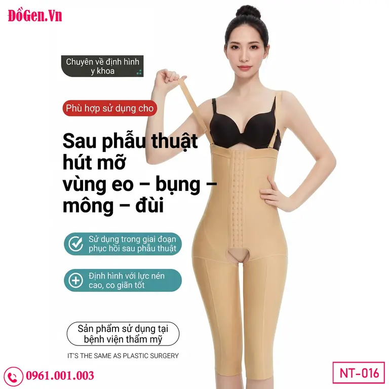 Quần gen nịt bụng là giải pháp bắt buộc để khóa form, ngăn chặn tình trạng bụng xồ xề và tích mỡ trở lại sau khi đã hút mỡ.