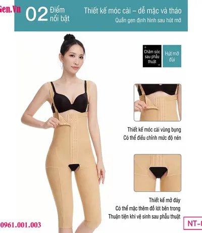 Mặc quần gen nịt bụng đều đặn và đúng cách giúp cơ thể phục hồi thần tốc, rút ngắn thời gian nghỉ dưỡng sau ca đại phẫu hút mỡ.
